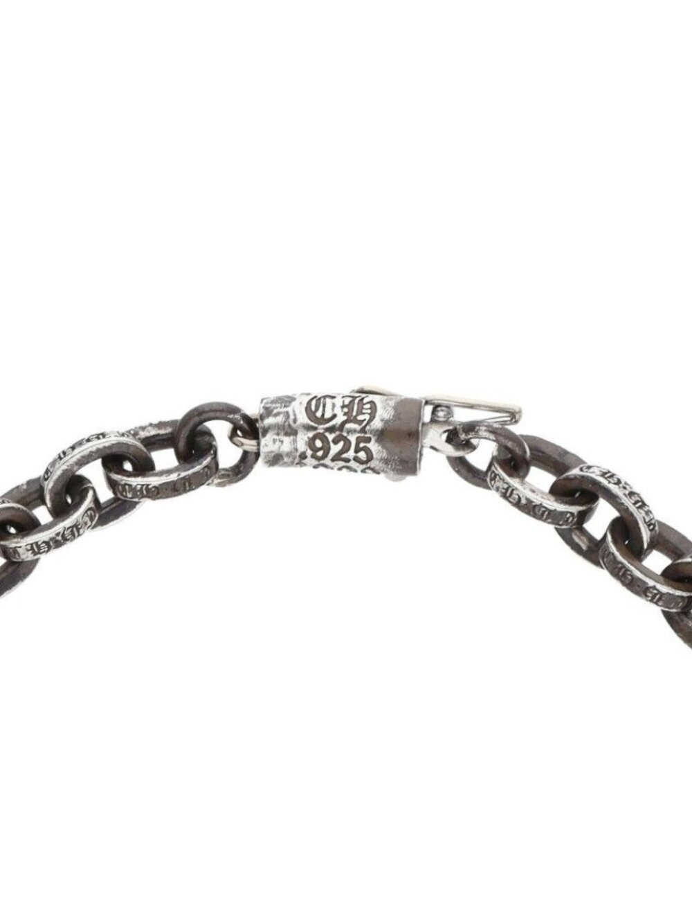 Chrome Hearts Paper Chain Silver Bracelet - Picture 3 of 5